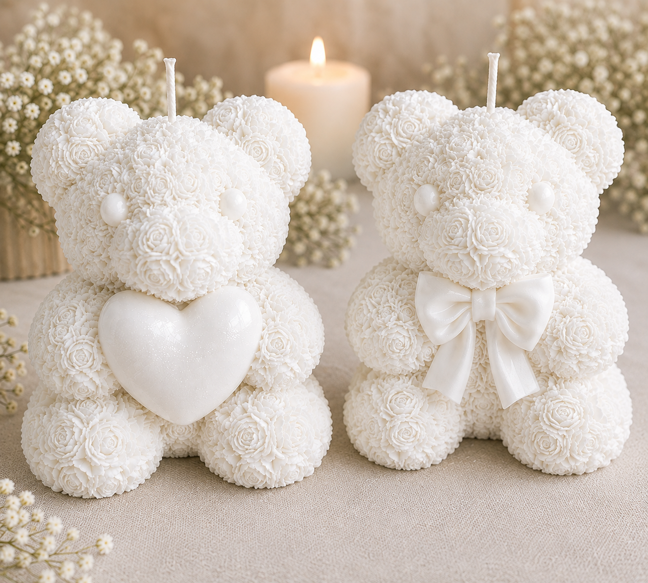 Handmade Teddy Bear Soy Candle