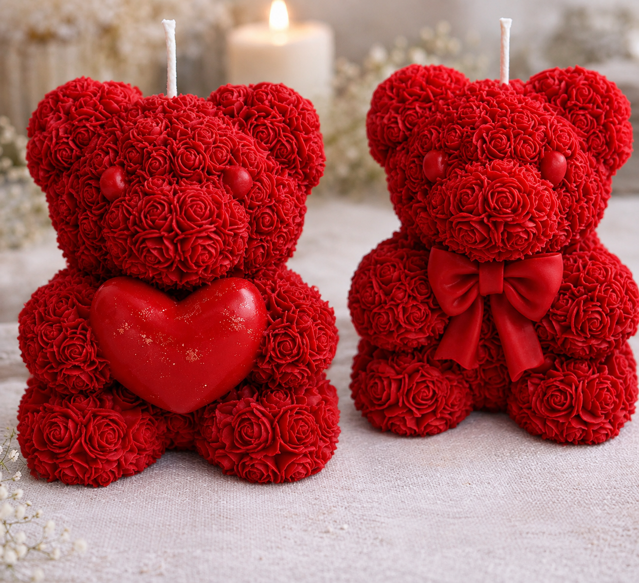 Handmade Teddy Bear Soy Candle