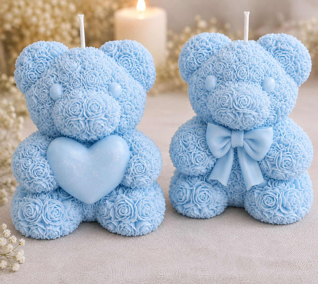 Handmade Teddy Bear Soy Candle