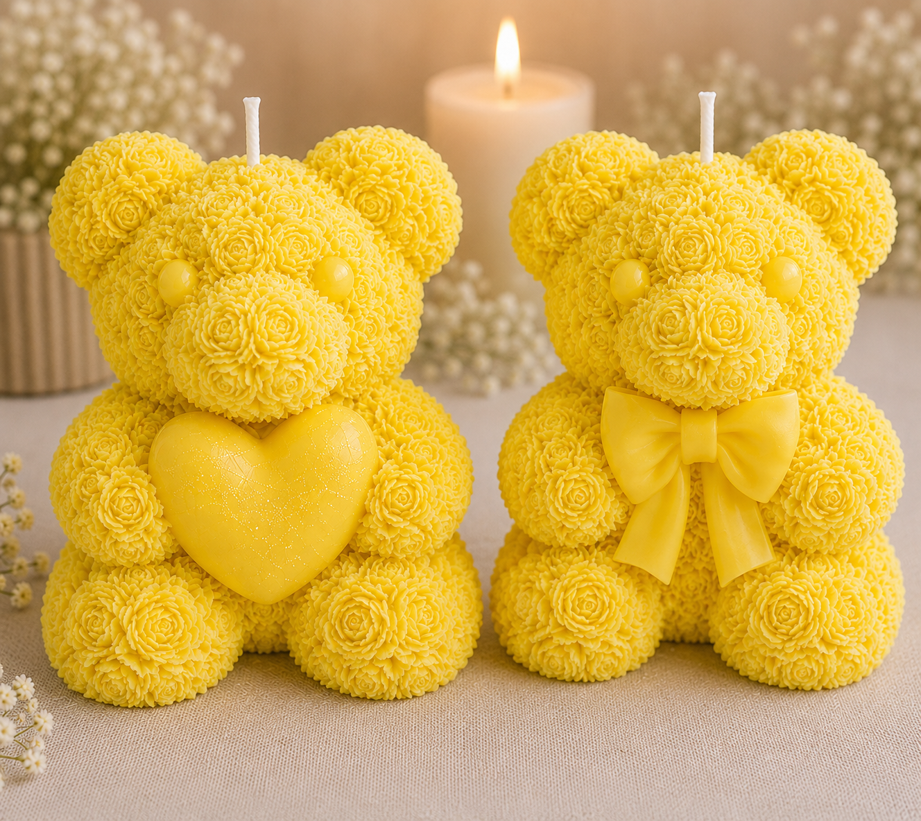 Handmade Teddy Bear Soy Candle