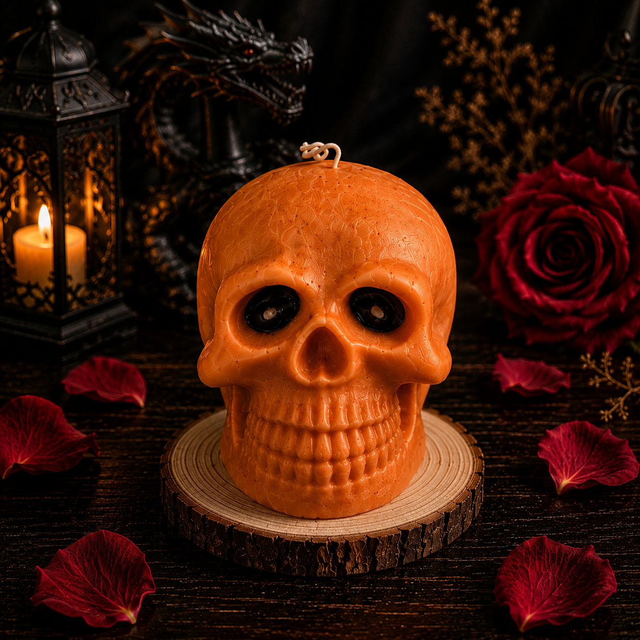 Handmade Skull Soy Candle