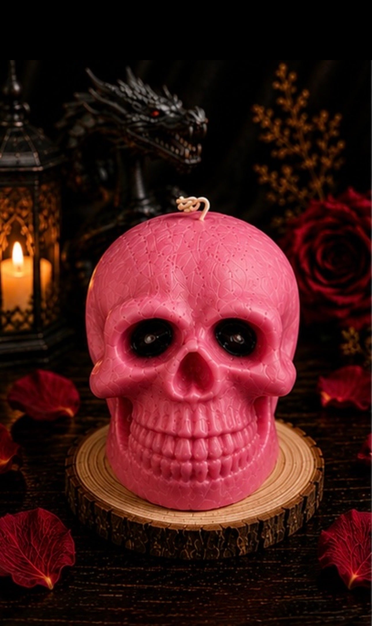 Handmade Skull Soy Candle
