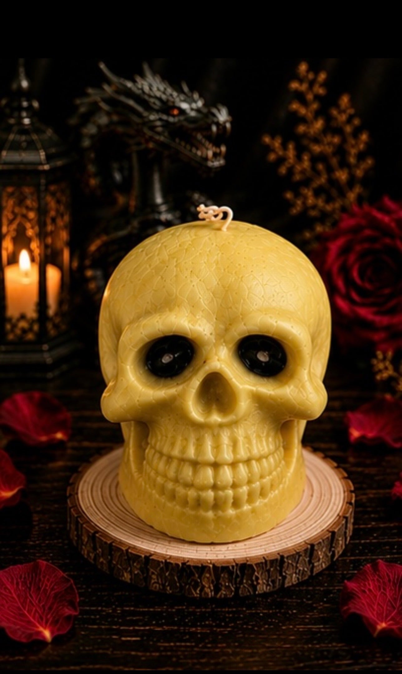 Handmade Skull Soy Candle